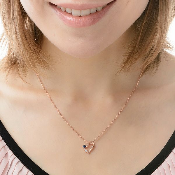 プラチナ ペンダント ネックレス やりきれない 9月誕生石 ピンク