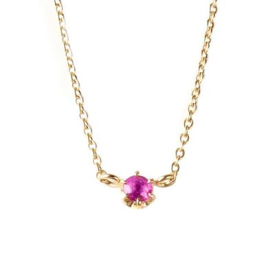 7月 誕生石 ルビー 妻 彼女への誕生日プレゼント 誕生石ネックレス イニシャルネックレス通販 Giftbox Jp