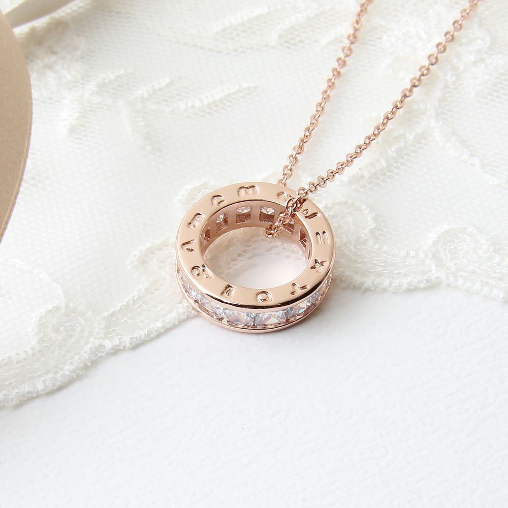 PGエタニティリング★ダイヤモンドCzネックレス