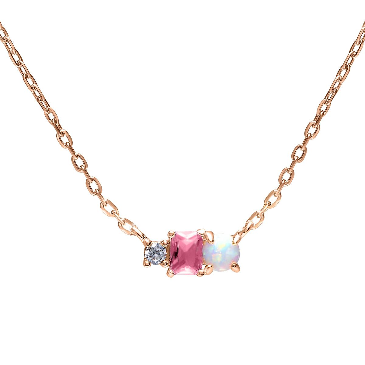 スワロフスキー★ピンク クリスタル ネックレス