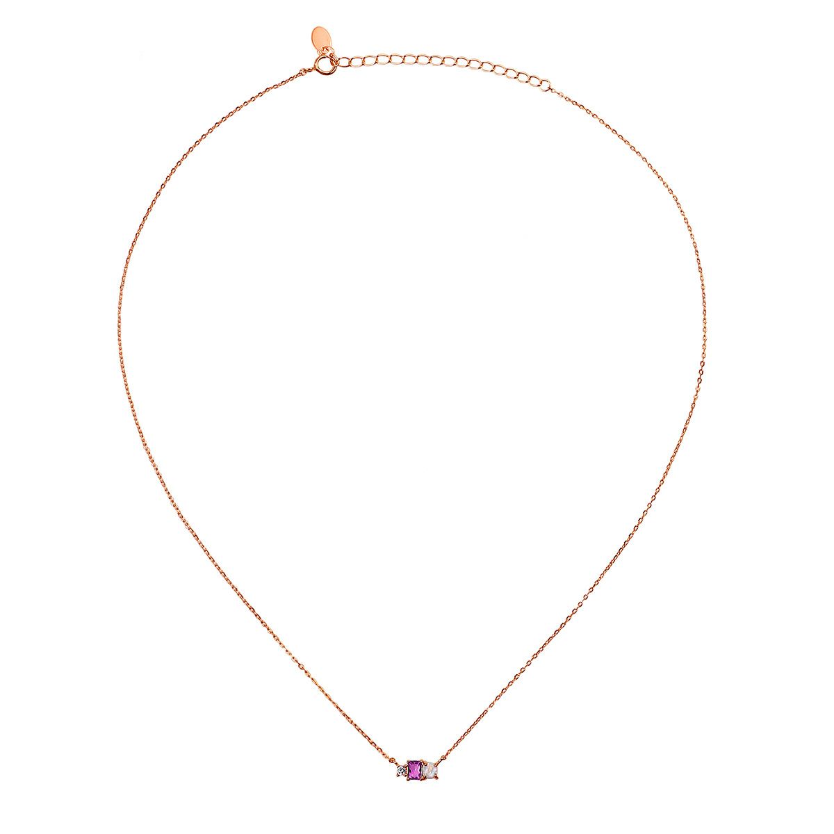 スワロフスキー★ピンク クリスタル ネックレス